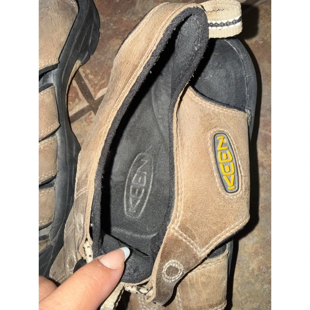 Keen Newport H2 Mens 11.5 Brown Leather Hiking Water Sandals 12141